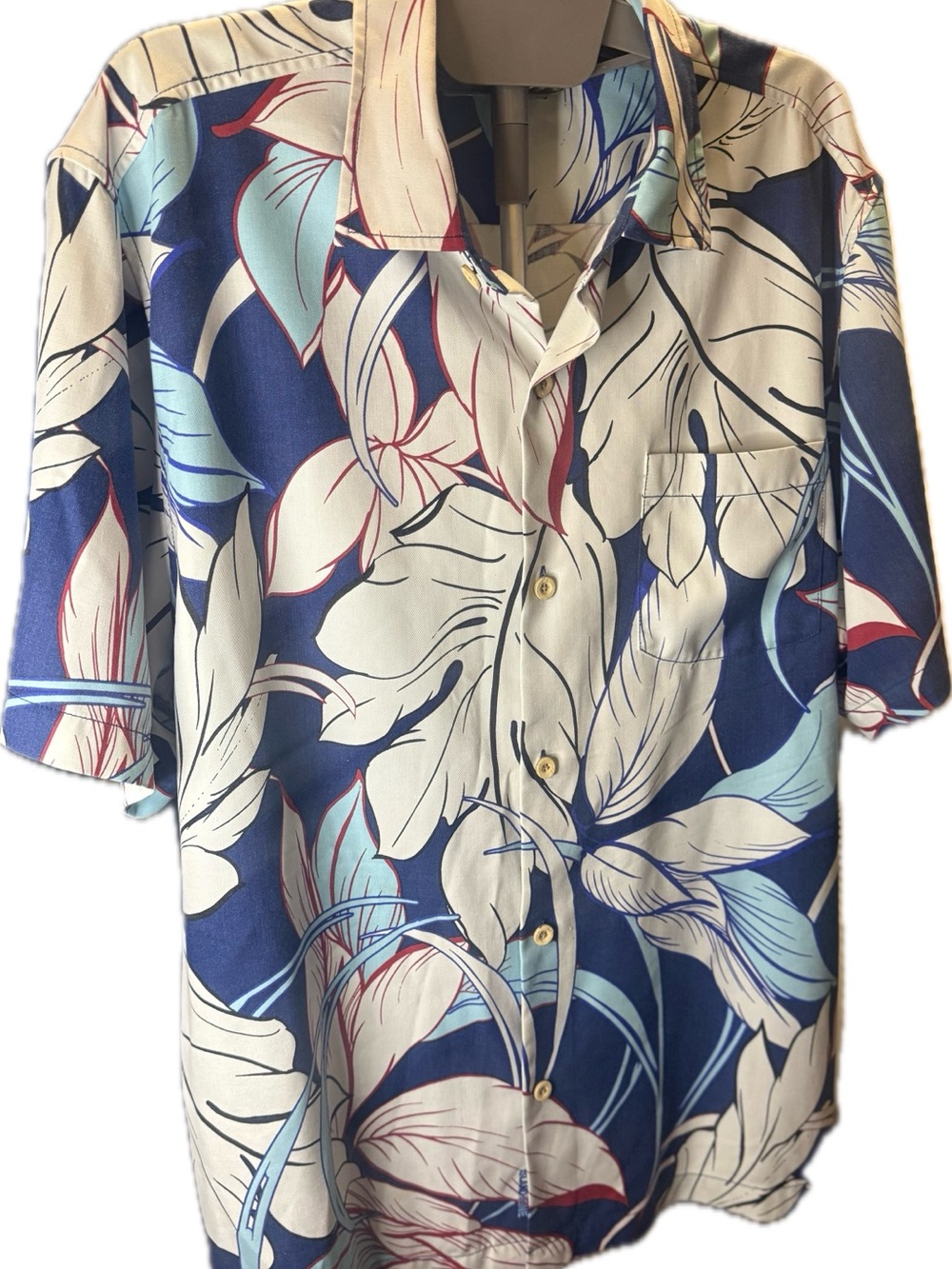 Tommy Bahama Men's Silk CoolMax Island Zone XL Floral Shirt